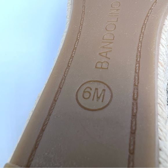 Bandolino Women's Nuri Black Fabric Espadrille Open Toe Wedges Sandals Shoes 6 - Picture 11 of 12